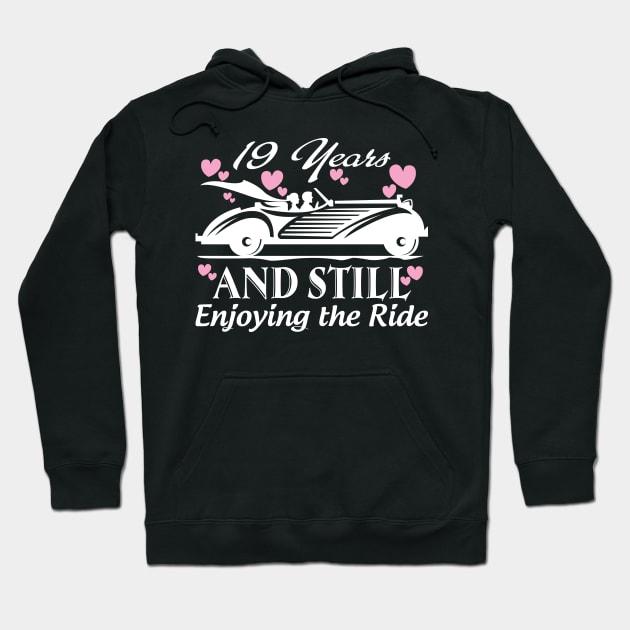 Anniversary Gift 19 years Wedding Marriage Hoodie by rigobertoterry